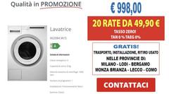 Lavatrice - 20 Rate Da W2084w33