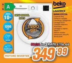 Beko - Lavatrice BMWU3921W 
