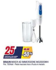 Braun - Mixer Ad Immersione MQ3005WH