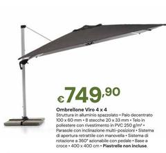 Ombrellone Viro 4 X 4