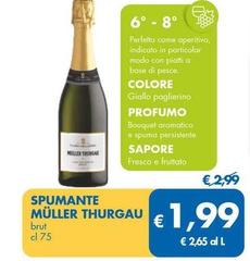 Spumante Müller Thurgau