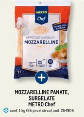Metro chef - Mozzarelline Panate, Surgelate