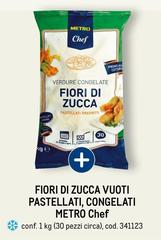 Metro chef - Fiori Di Zucca Vuoti Pastellati, Congelati