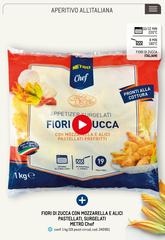 Metro chef - Fiori Di Zucca Con Mozzarella E Alici Pastellati Surgelati
