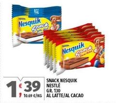 Nestlè - Snack Nesquik