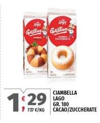 Lago - Ciambella  Cacao/Zuccherate