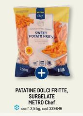 Metro chef - Patatine Dolci Fritte Surgelate