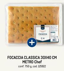 Metro chef - Focaccia Classica 30x40 Cm