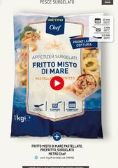 Metro chef - Fritto Misto Di Mare Pastellato, Prefritto, Surgelato