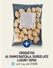 Luxury - Croquetas Al Panko Baccala, Surgelate Tapas