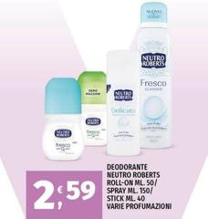 Neutro Roberts - Deodorante Roll-On