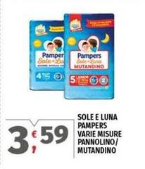 Pampers - Sole E Luna Pannolini/Mutandino