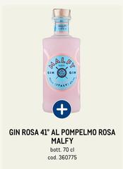 Malfy - Gin Rosa 41° Al Pompelmo Rosa