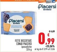 Conad - Fette Biscottate Piacersi