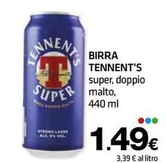 Tennent's - Birra