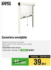 Zanzarilera Avvolgibile