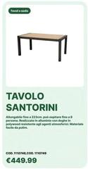 Tavolo Santorini