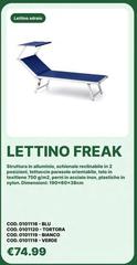 Lettino Freak
