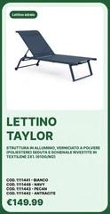 Lettino Taylor