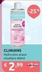 Clinians - Hydra Plus Acqua Micellare