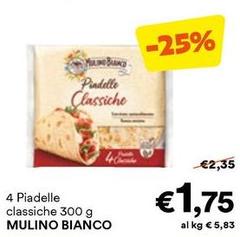 Mulino Bianco - 4 Piadelle Classiche