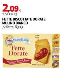 Mulino Bianco - Fette Biscottate Dorate
