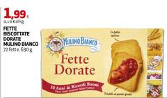 Mulino Bianco - Fette Biscottate Dorate