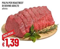 Polpa Per Roastbeef Di Bovino Adulto
