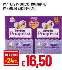 Pampers - Progressi Mutandini