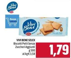 Selex - Vivi Bene Biscotti Petit Senza Zuccheri Aggiunti