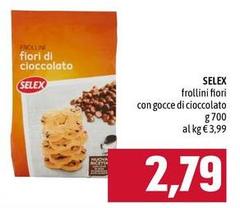 Selex - Frollini Fiori Con Gocce Di Cioccolato