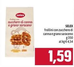 Selex - Frollini Con Zucchero Di Canna E Grano Saraceno
