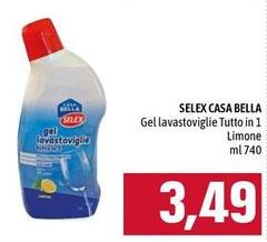 Selex - Gel Lavastoviglie Tutto In 1 Limone Casa Bella