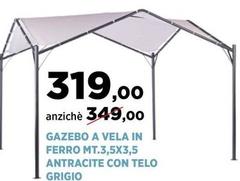 Gazebo A Vela In Ferro