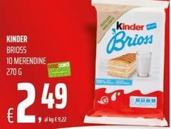 Kinder - Brioss 10 Merendine