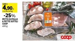 Coop - Petto Di Pollo A Fette Sottili