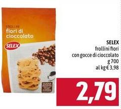 Selex - Frollini Fiori Con Gocce Di Cioccolato