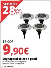Pannello - Segnapassi Solare 4 Pezzi