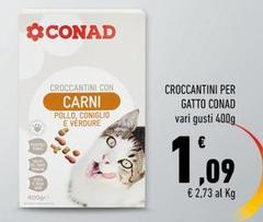 Conad - Croccantini Per Gatto