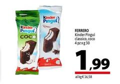 Ferrero - Kinder Pinguì Classico, Coco