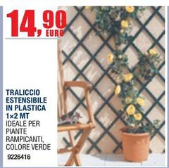 Traliccio Estensibile In Plastica 1x2 Mt