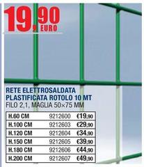 Rete Elettrosaldata Plastifccata Rotolo 10 Mt