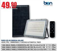 Bion Heating - Faro Led Ad Energía Solare