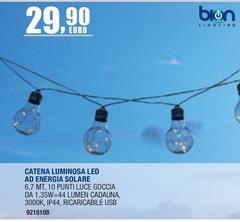 Catena Luminosa Led Ad  Solare