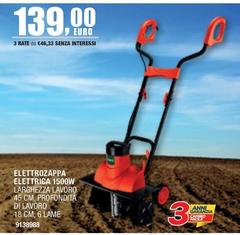 Elettrozappa Elettrica 1500W 