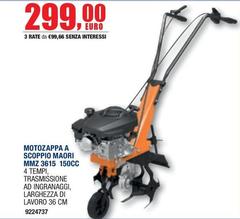 Motozappa A Scoppio Maori MNZ 3615 150CC
