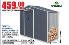 Casetta Maestrale 278x12tzh.195 Cm.
