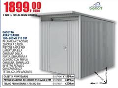 Casetta Avantgarde 100-200M-L218 Cm