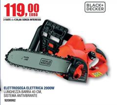 Black & Decker - Elettrosega Elettrica 2000W