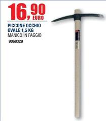 Piccone Ovale 1,5 Kg Manico In Faggio